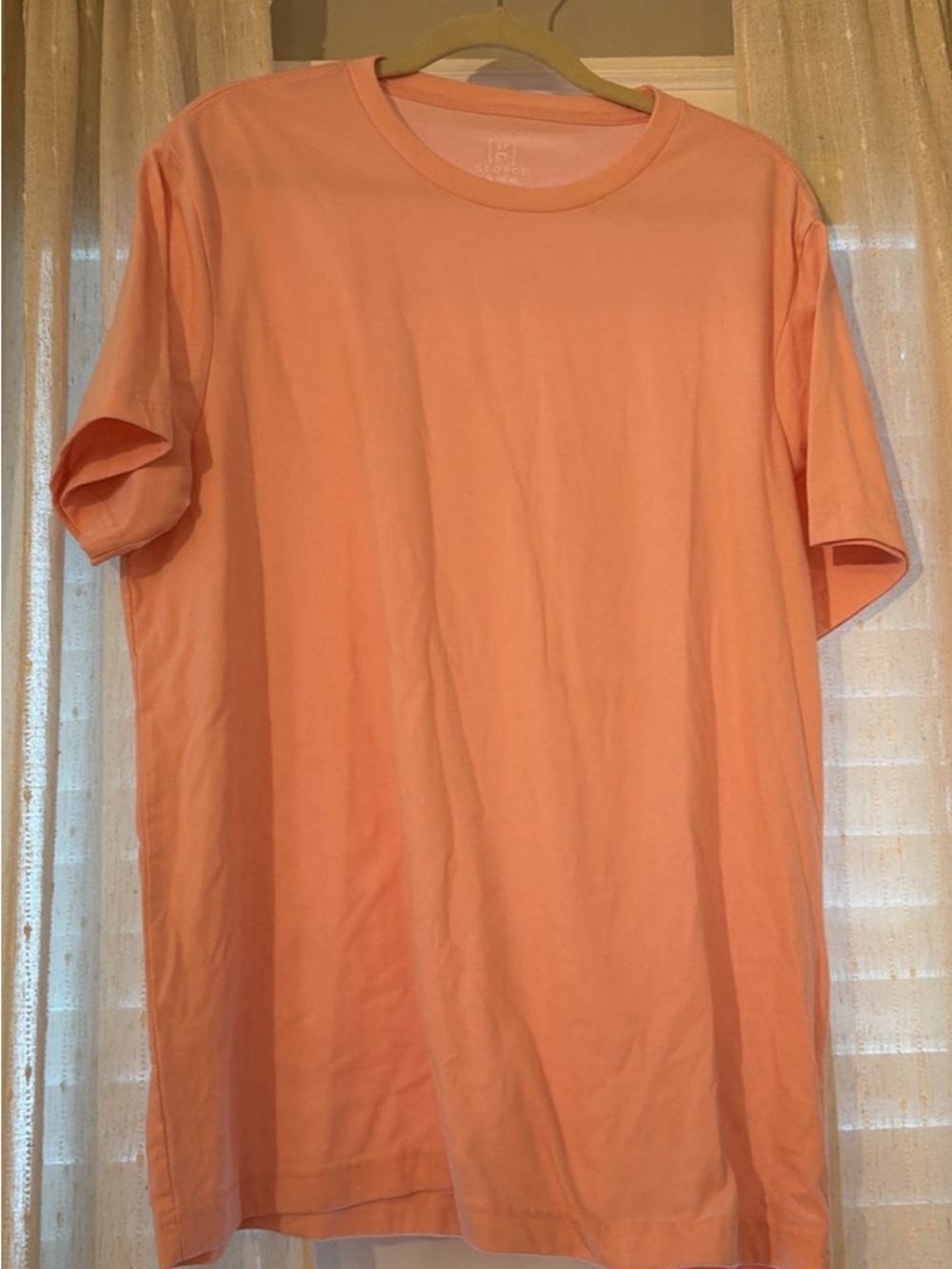 George Peach Crew Neck Short Sleeve Tee